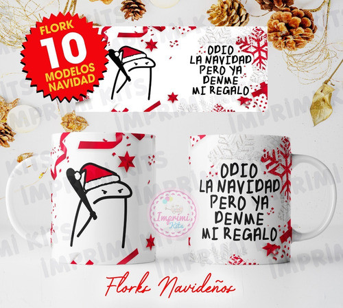 Plantillas Tazas Navidad Flork Diseños Sublimar Navideñas 1 1