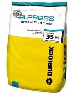 Yeso Alpress Proyectable Durlock X 35 Kg 1