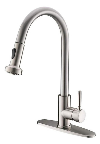 ~? Hotis Grifo De Cocina Con Pulverizador Pull-down, Acero I 0