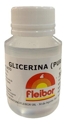 Glicerina Pura Vegetal Reposteria 60cc Fleibor X 1 U 0