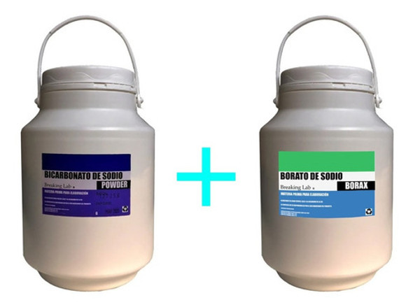 Bicarbonato De Sodio 5kg + Borax Borato De Sodio 5 Kilos!! 0 Bicarbonato De Sodio 5kg + Borax Borato De Sodio 5 Kilos!! 0