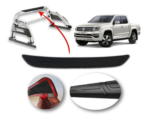 Amarok 2022 Moldura Cubrebarra Antivuelco Zócalo Kenny 1