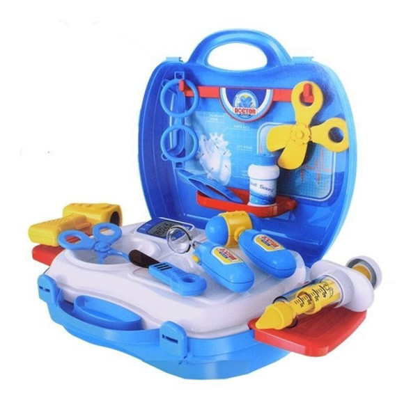 Valija Doctor Medico Con Accesorios A Pila Fibro 0