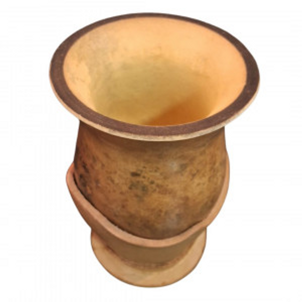 Porongo Mate Gourd – Bull Seed Shape with Leather Holder – Ready to Use