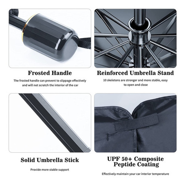 Qoosea Parasol Para Parabrisas De Automvil, 53 X 29.5 Pulgad 1 Qoosea Parasol Para Parabrisas De Automvil, 53 X 29.5 Pulgad 1