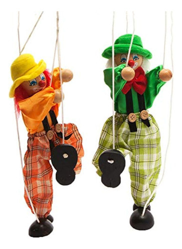 Willcome 4 Paquetes De Marionetas De Payaso 1