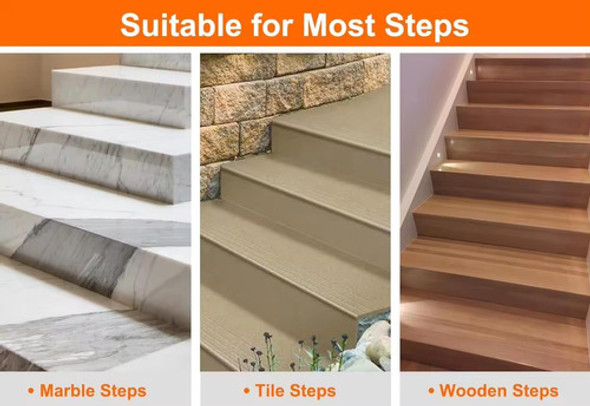 Cinta Antideslizante Adhesiva P/escaleras 10x61cm Pack X 15 1 Cinta Antideslizante Adhesiva P/escaleras 10x61cm Pack X 15 1