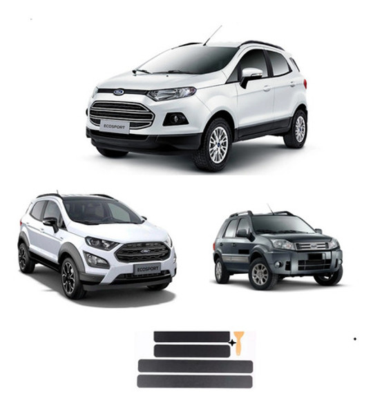 Accesorio Tuning Cubre Zócalos Carbono Ford Eco Sport Kenny 1