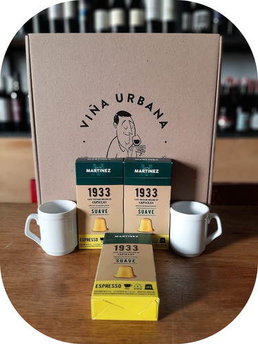 Café Martínez Cápsulas, Espresso Suave X30u + 2 Jarritos 0