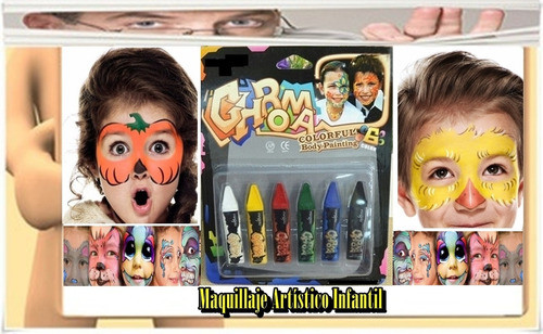 Maquillaje Artístico Infantil En Lápiz Crayón - Caba - 1