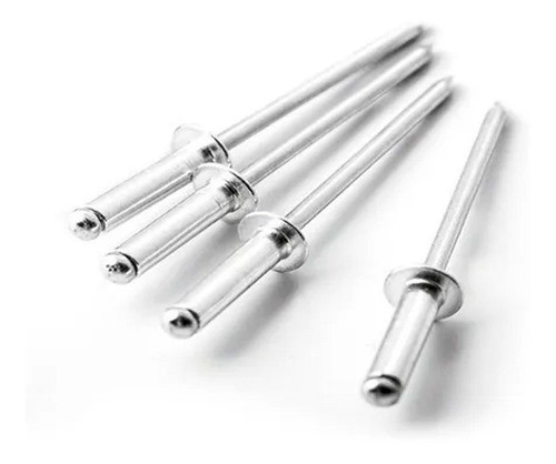Remache Pop Aluminio 4 X 10  Mm X 100 Unidades 0