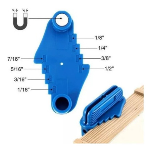 Centrador Multif Magnetico Carpinteria Aguj Madera Ruhlmann 1