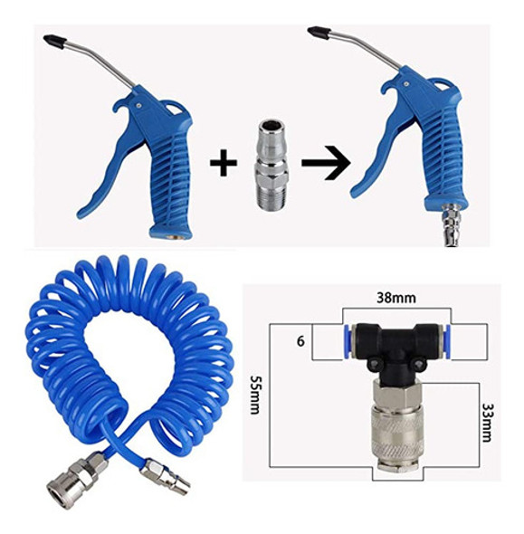 Sunxenze Air Duster - Pistola De Soplado Con Manguera De Ai. 1