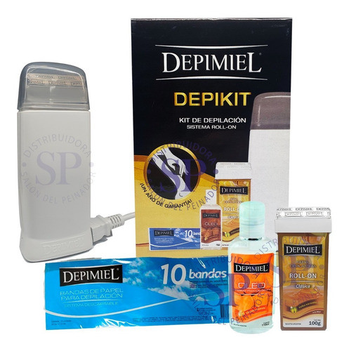 Depikit Depimiel Fundidor Cera 1 Roll On Miel + 10 Bandas D 1