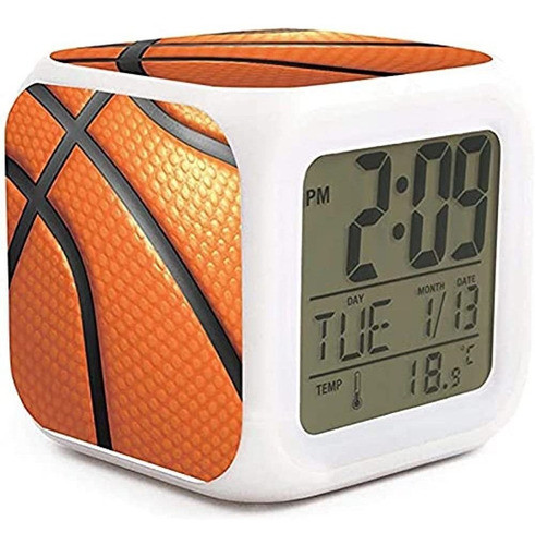 Ankasasasd Baloncesto Despertador Para Niños, Led Digital Do 0
