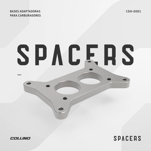 Base Adaptadora Collino Holley 4040 A Carburador Dino Cuot 1