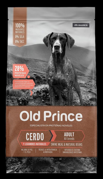 Old Prince Novel Cerdo Y Legumbres Naturales Adulto X 15 Kgs 0