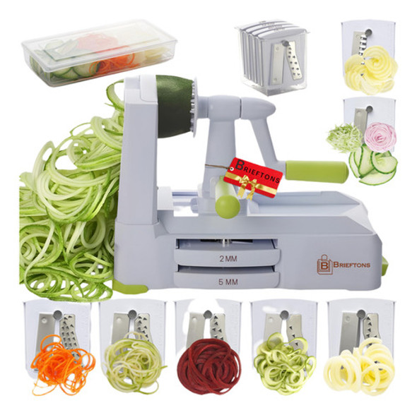 Spiralizer Cortador De Verduras En Espiral 7 Hojas 0