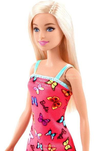 Barbie Muñeca Articulada Nueva Original Rubia Con Vestidito 1