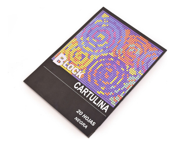 Block Cartulina Negra A4 - Goldin Papeleria 0