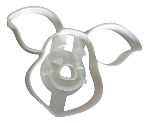 Cortante Cookie Fondant Galletita Cumpleaños Pigglet Pooh 0