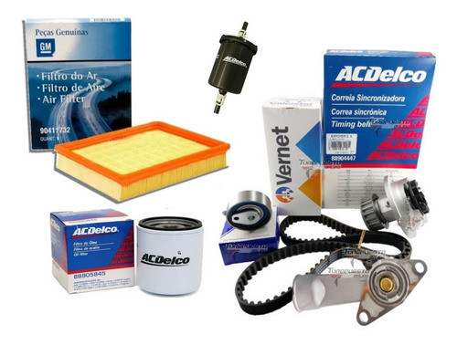 Kit Distribucion + Termostato + Kit Filtros Chevrolet Corsa 1.4 1.6 Classic 0