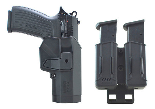 Combo Pistolera Nivel 2 + Porta Cargador Doble - Bersa Tpr 9 0