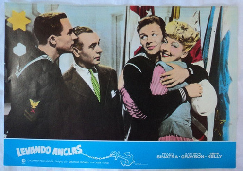 Poster Cine Leven Anclas Sinatra Kelly Grayson N 7 B4 0