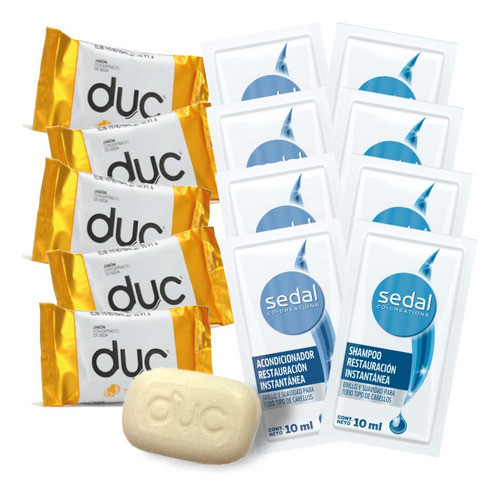 Combo Hotel 48 Jabones 15g + 48 Shampoo + 48 Enjuague Sachet 0