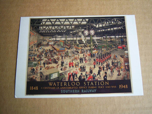 Waterloo In Peace Time . Mayfair Cards Of London . Post Card 0
