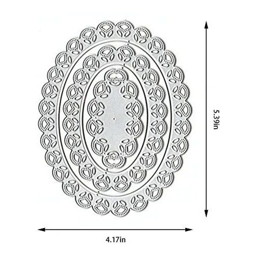 Plantillas De Troquelado Marcos Puntilla Ovalados Mod 2 1