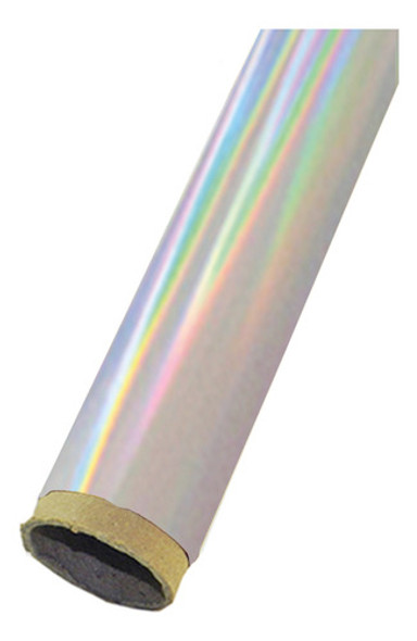 Foil Para Metalizar Plata Holografico    0,64 X 2m. 0