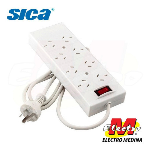 Zapatilla Prolongador 1.5 Metros 8 Tomas Sica Electro Medina 0