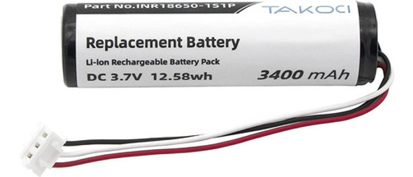 Bateria Compatible Con La Pieza Inr18650-1s1p 3.7v 3400mah 0 Bateria Compatible Con La Pieza Inr18650-1s1p 3.7v 3400mah 0