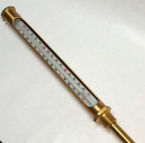 Termómetro De Columna Recto Plus 0° A + 300° C. Termofix 0