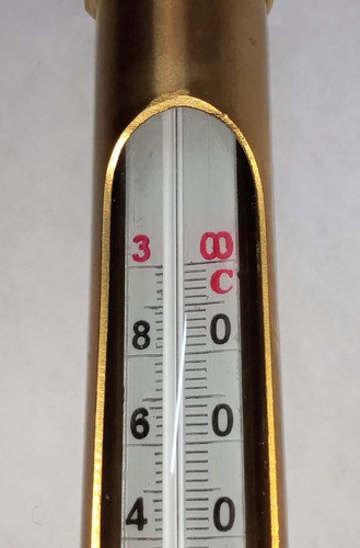 Termómetro De Columna Recto Plus 0° A + 300° C. Termofix 1