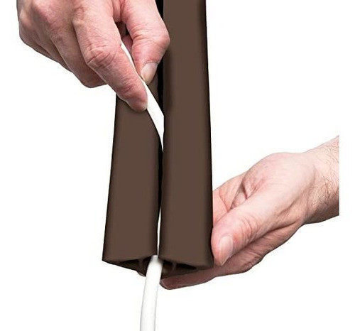 D- Line Cubierta De Cable De Piso De 6 Pies, Protector De C 1