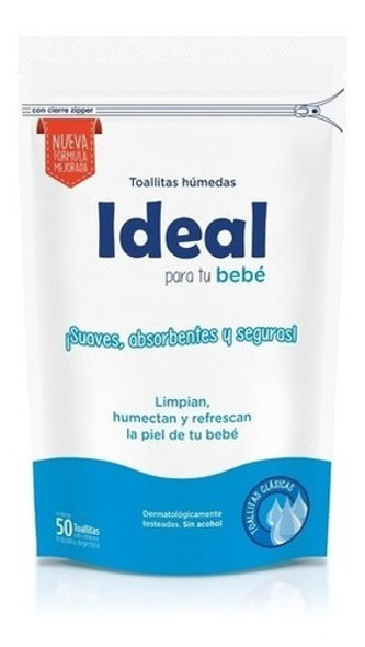 Toallas Humedas Ideal 20 Packs X 50 Unidades 0