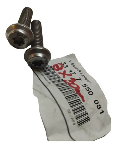 2 Tornillos Bmw 650/800 Original 8,125x30mm 0