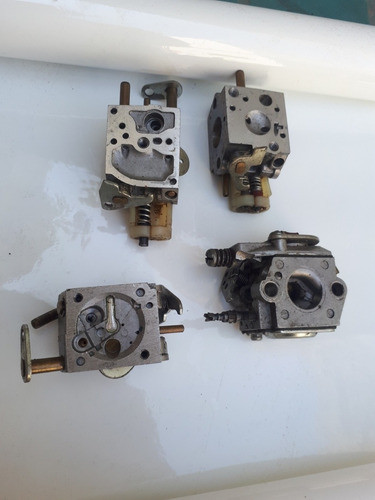 Lote3 De  4 Carburadores Motosierra Usados Walbro 0