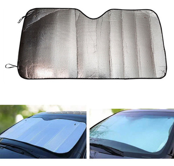 Parasol Frontal De Aluminio Plegable Para Parabrisas A-vip 0