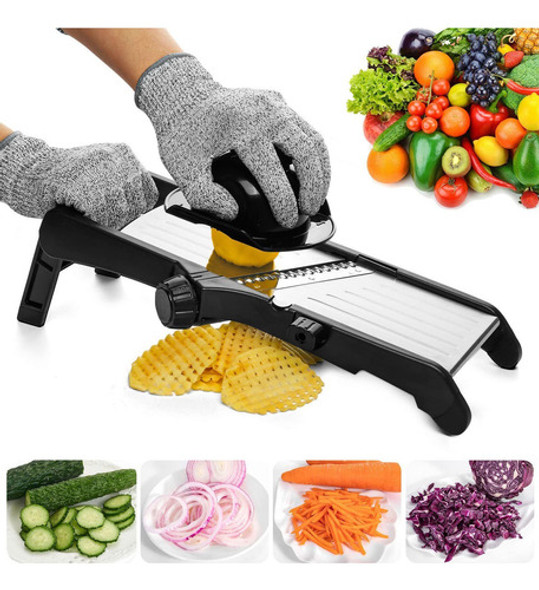Vekaya - Cortador De Mandolina Para Alimentos Y Verduras - . 0