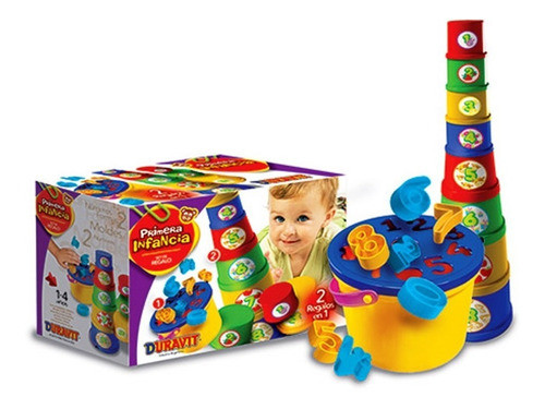 Set Didactico X 2 De Bebe Encastres Y Apilables Duravit Byp 0