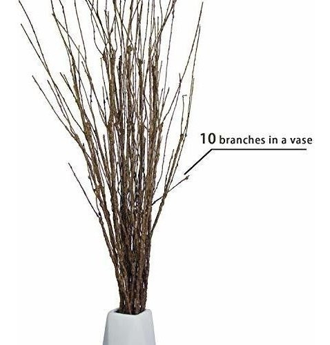 Misswarm 10 Pzs Ramita De Sauce Artificial Rizado Rama Verde 1