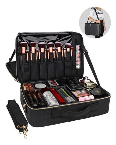 Relavel Estuche De Maquillaje Grande, Bolsa De Maquillaje Pr 1