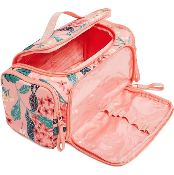 Vera Bradley Ripstop Bolsa Organizadora De Maquillaje Cosmét 1