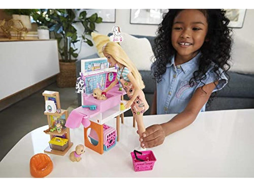 Barbie - Muñeca (11.5 Pulgadas, Rubia) Y Set De 1