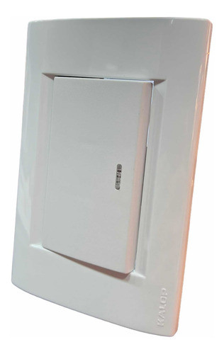 Plaqueta Con Llave De Luz Interruptor Teclon Entero Kalop 0