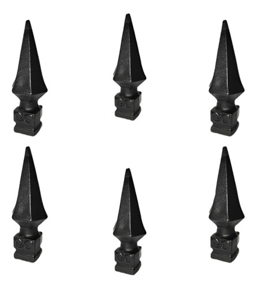 Adorno Punta Hexagonal Para Rejas X 10 Unidades 1