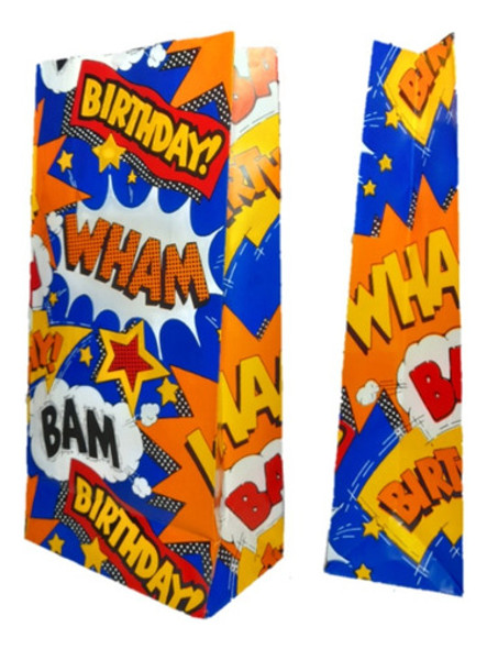 Bolsas/cumpleaños/souvenirs/cotillón X 50 Unid. 12x6x24 1